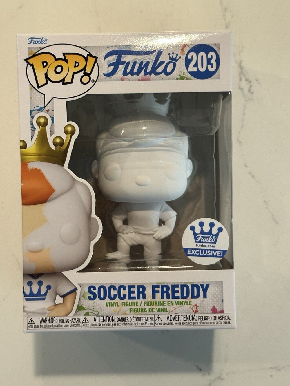 Funko Pop! Soccer Freddy #203 Funko Shop Exclusive DIY New #5